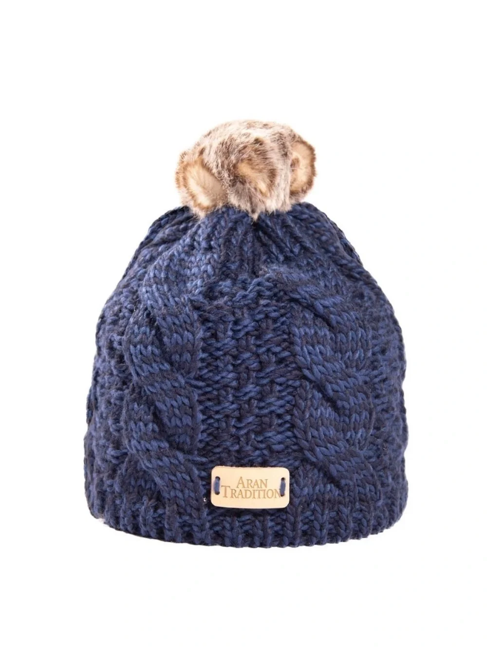 Aran Traditions Cable Tammy Hat. 7-9 Years. NWT.